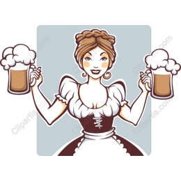 Classic Beer Maiden