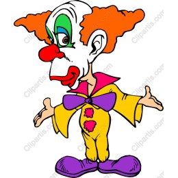 Vibrant Clown Character