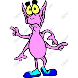 Whimsical Pink Monster