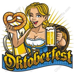 Oktoberfest Beer Maiden