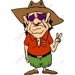Cheerful Elderly Man