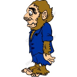 Quirky Hairy Character