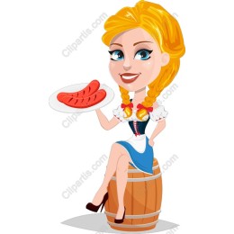Charming Beer Maid