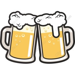 Clinking Beer Mugs
