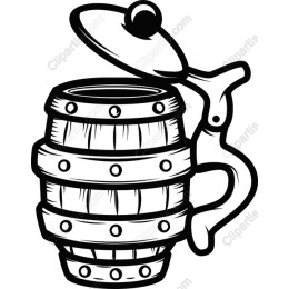 Classic Vintage Wooden Barrel