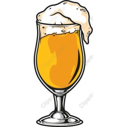 Frothy Beer Glass