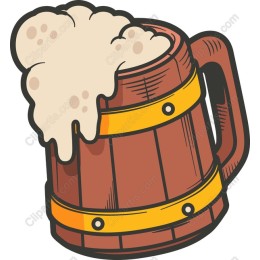 Classic Wooden Beer Mug