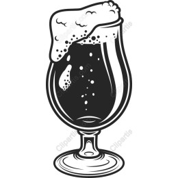 Frothy Beer Glass