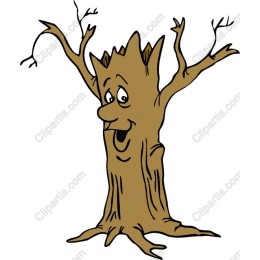 Whimsical Cartoon Tree
