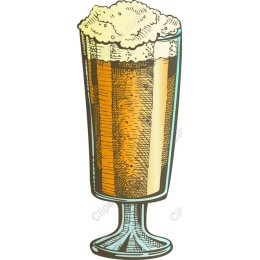 Vintage Beer Glass