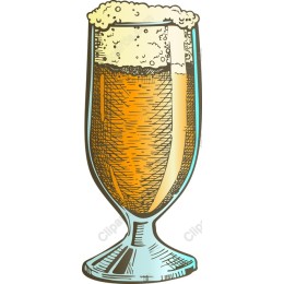 Frothy Beer Glass