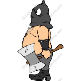 Quirky Warrior Cartoon