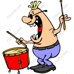 Cartoon Drummer