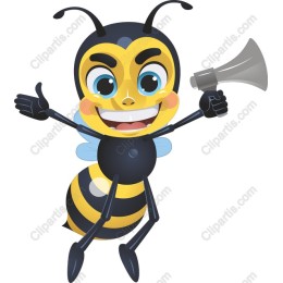 Buzzing Bee Mascot