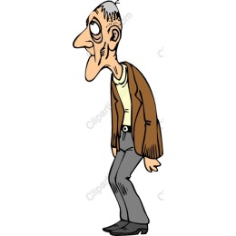 Whimsical Elderly Man