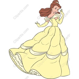 Fairy Tale Princess - Elegant Yellow Gown