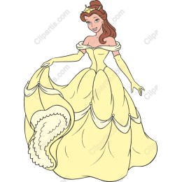 Enchanting Princess in Yellow Ball Gown