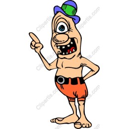 One-Eyed Character