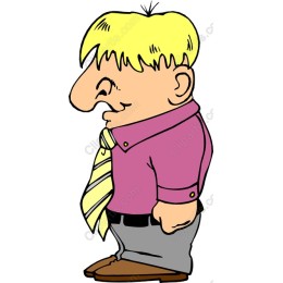 Whimsical Businessman Character