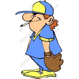 Cheeky Baseball Player
