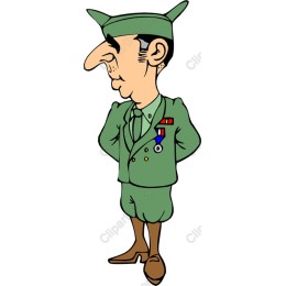 Charming Military Character