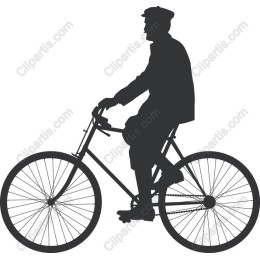 Vintage Bicycle Rider