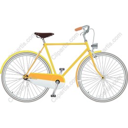 Vibrant Yellow Bicycle