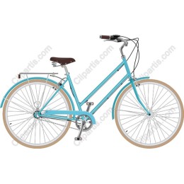 Elegant Vintage Blue Bicycle