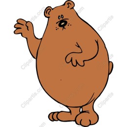 Friendly Cartoon Bear