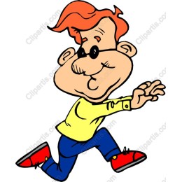 Cheerful Character in Motion