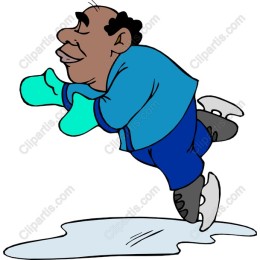 Cheerful Ice Skater