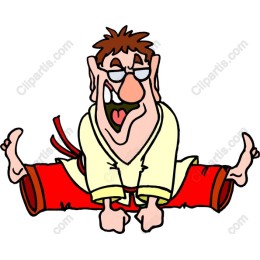 Playful Split Pose Character