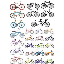  Bicycle Clipart Set - Bundle