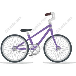 Stylish Purple Bike
