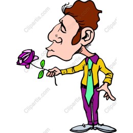 Quirky Gentleman with Rose