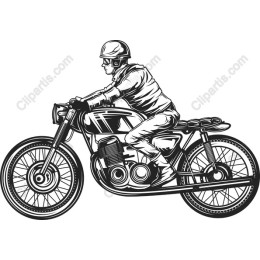 Classic Motorcycle Rider
