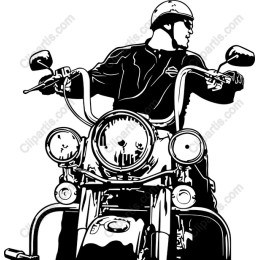 Dynamic Motorcycle Rider