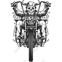 Skull Rider Motorcycle