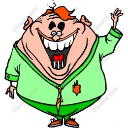 Cheerful Cartoon Character