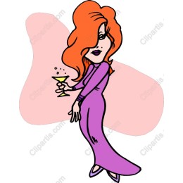 Glamorous Cocktail Diva