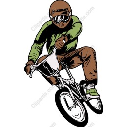 Dynamic BMX Rider
