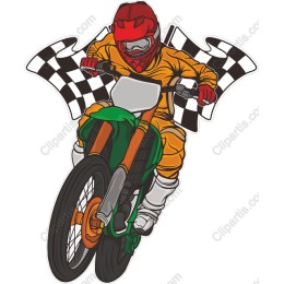 Motocross Rider Action