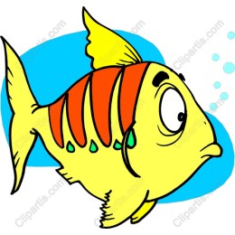 Whimsical Yellow Fish