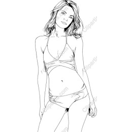 Elegant Bikini Girl