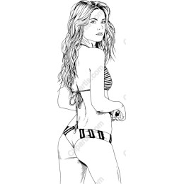 Chic Bikini Line Art