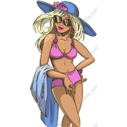 Glamorous Beach Babe