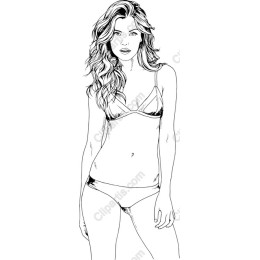 Elegant Bikini Woman