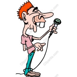 Comic Microphone Performer