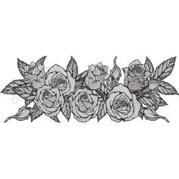 Vintage Floral Lace Roses