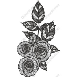 Vintage Lace Rose